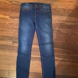 Mid rise supper skinny jeans True Religion